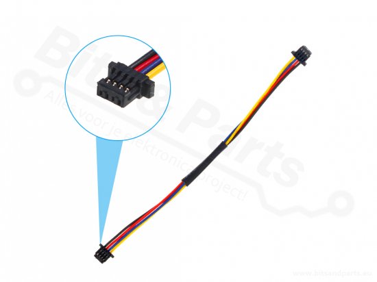 Kabel JST-SH 4 pins 10cm voor Qwicc/QT sensors - Elecrow